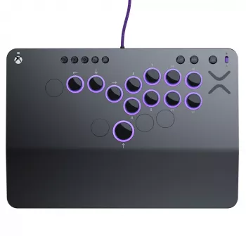 PDP Victrix Pro KO Leverless Fight Stick Grey USB Fightstick PC, Xbox Series S, Xbox Series X