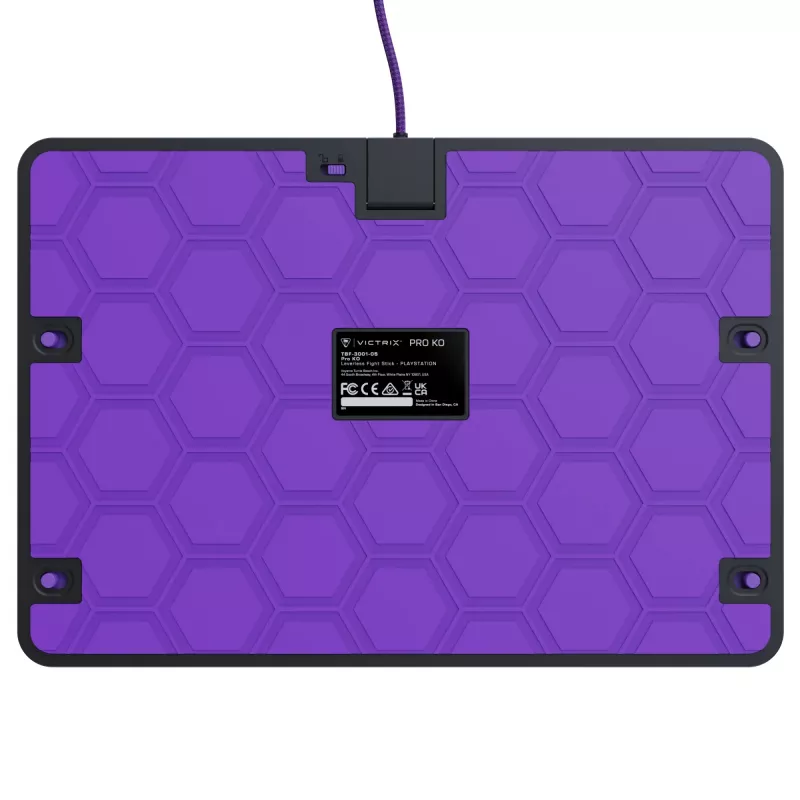PDP Victrix Pro KO Leverless Fight Stick Grey USB Fightstick PC, PlayStation 4, PlayStation 5