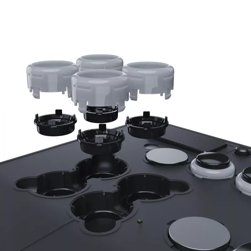 PDP Victrix Pro KO Leverless Fight Stick Grey USB Fightstick PC, PlayStation 4, PlayStation 5
