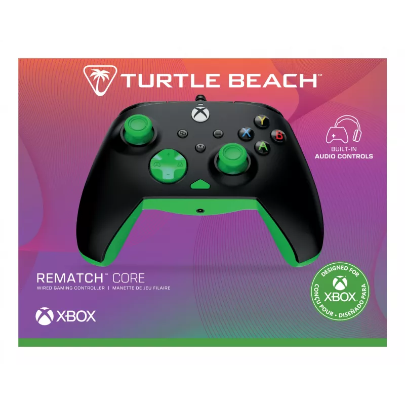 Gamepad Turtle Beach Rematch Core Black Green USB Wired PC Xbox