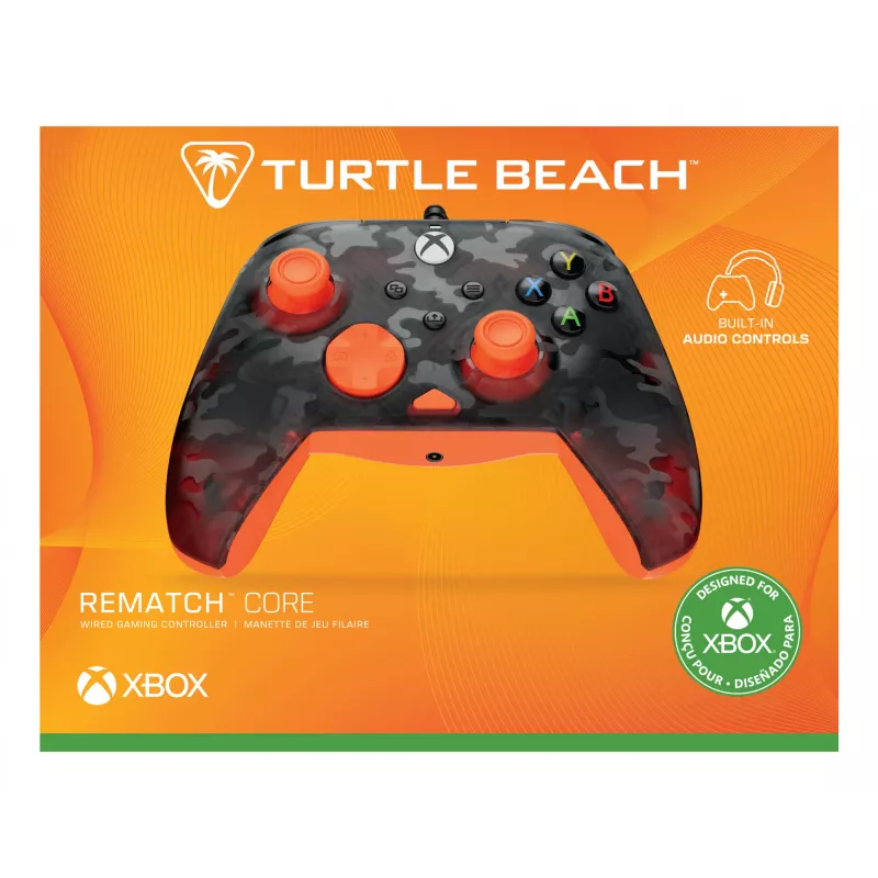 Gamepad Turtle Beach Rematch Core Black Grey Orange USB Wired