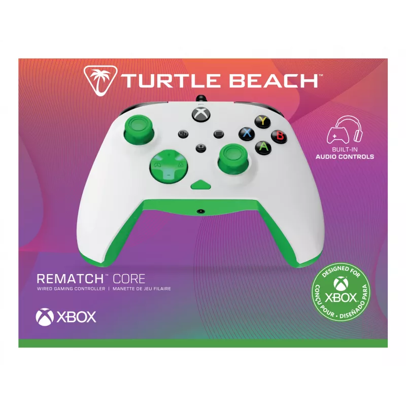 Gamepad Turtle Beach Rematch Core Green White USB PC Xbox Series