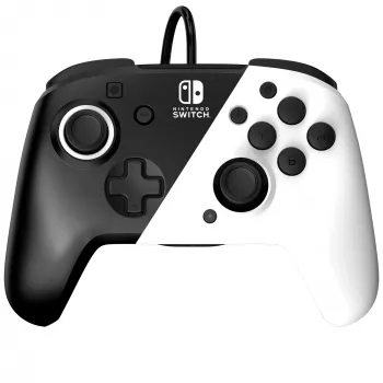 Gamepad PDP Faceoff Deluxe+ Audio Wired Controller Black & White