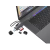 Conceptronic BIAN05G 2-in-1 USB 3.0 Dual Plug Card Reader, SD/MicroSD 3.0, UHS-I