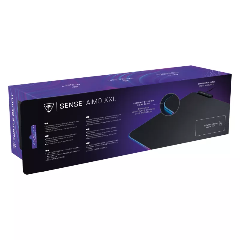Turtle Beach Sense AIMO XXL Ultra-Wide PC Gaming Mousepad with RGB Illumination