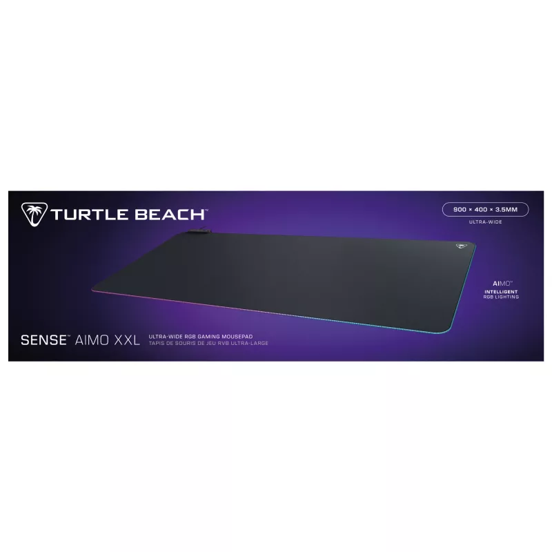 Turtle Beach Sense AIMO XXL Ultra-Wide PC Gaming Mousepad with RGB Illumination