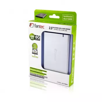 HDD/SSD enclosure Fantec ALU7MMU3 Silver 2.5 inch