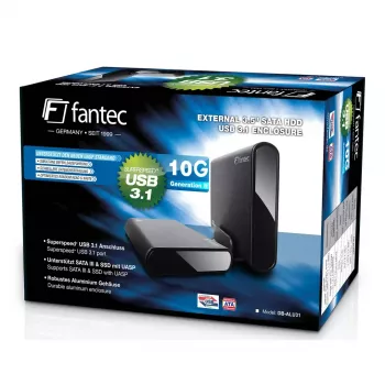 HDD enclosure Fantec DB-ALU31 Black 3.5 inch