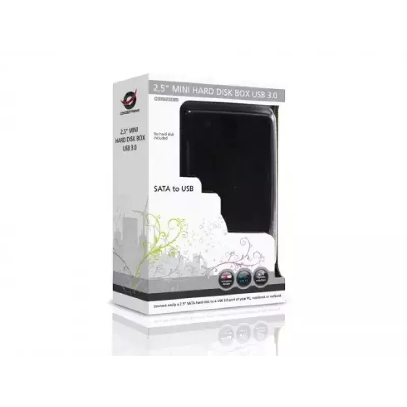 HDD enclosure Conceptronic CHD2MUSB3B Mini USB 3.0