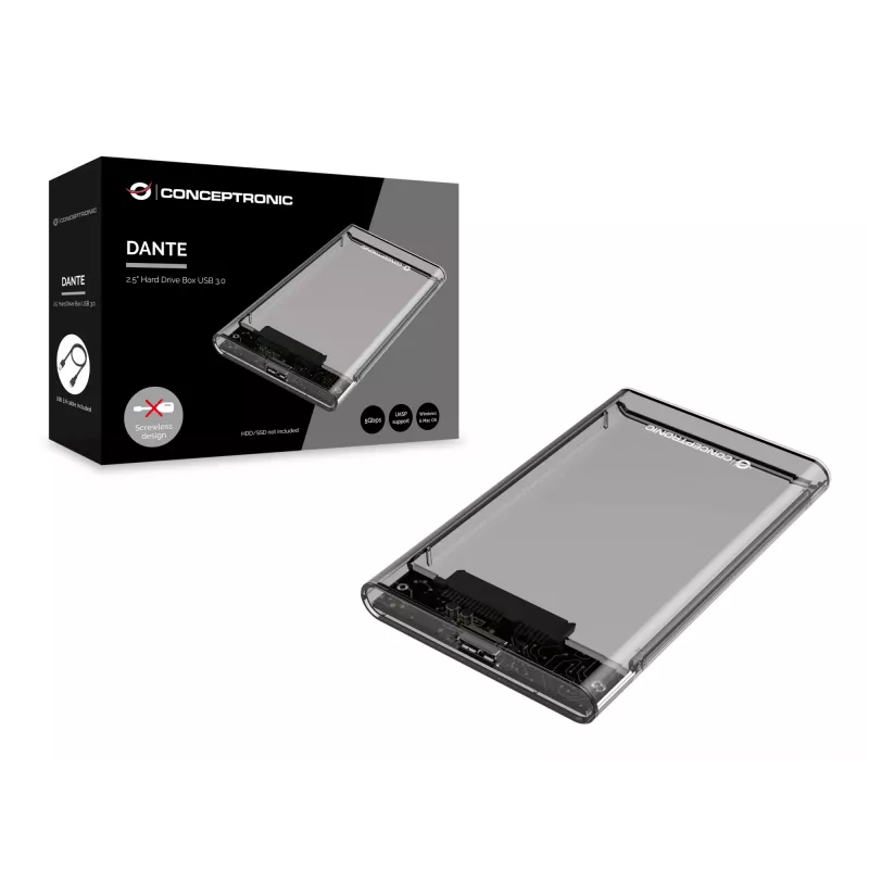 Conceptronic DANTE 2.5 inch Hard Drive Box USB 3.0