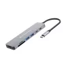 Conceptronic DONN28G 7-in-1 USB 3.2 Gen 1 Docking Station, 4K60Hz HDMI, USB-A 5Gbps x 2, USB-C 5Gbps, SD, TF/MicroSD, 100W USB PD