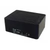 LC Power LC-DOCK-U3-CR - HDD-Dockingstation mit Netzanzeige, Ein/Aus-Schalter, Klon-Funktion Schächte: 2 - 2.5 / 3.5 gemeinsam genutzt (6,4 cm/8,9 cm 
