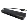 USB Hub LC-Power LC-HUB-U3-4-V2 USB 3.2 Gen 1 Type-A Type-C 5 Mbit/s Black
