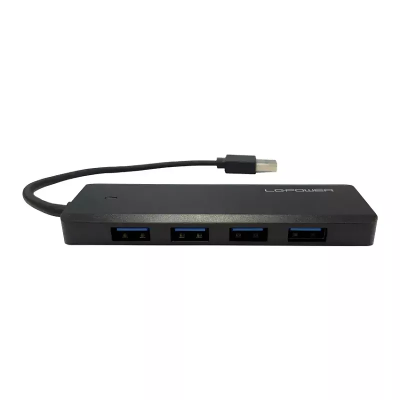 USB Hub LC-Power LC-HUB-U3-4-V2 USB 3.2 Gen 1 Type-A Type-C 5 Mbit/s Black