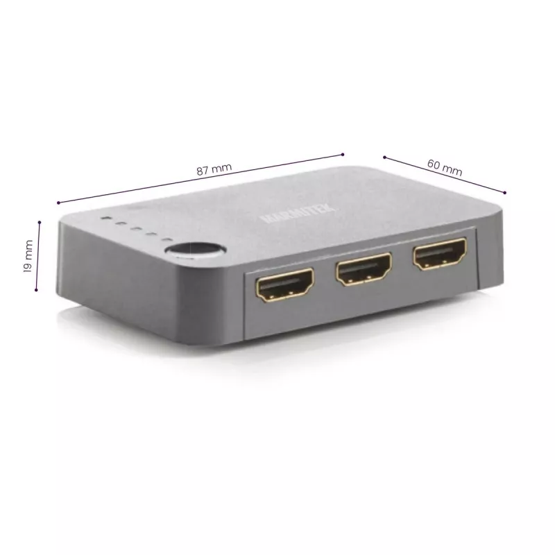 Marmitek Connect 350 UHD 2.0 - HDMI switch 4K 60Hz - 5 in / 1 out