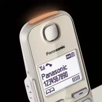 DECT telephone Panasonic KX-TGE262GN Wireless handset Caller ID