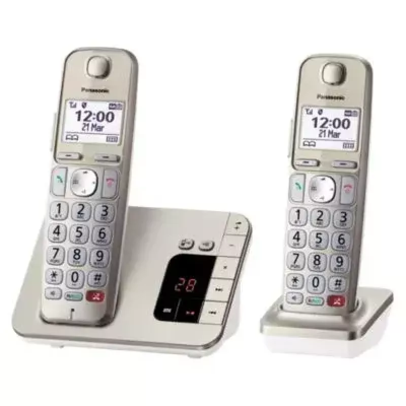 DECT telephone Panasonic KX-TGE262GN Wireless handset Caller ID