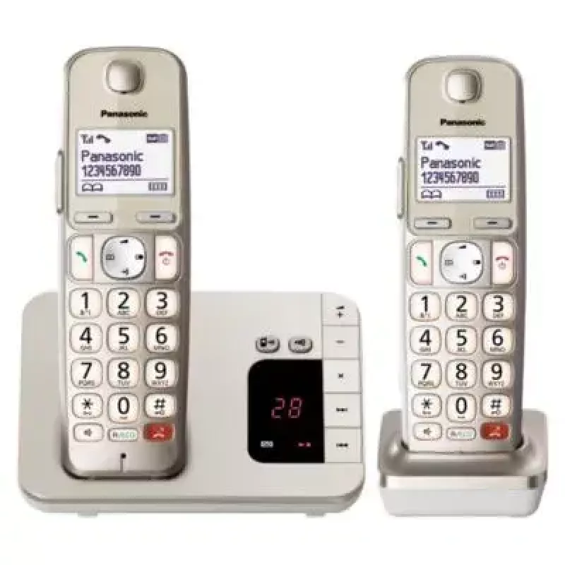 DECT telephone Panasonic KX-TGE262GN Wireless handset Caller ID