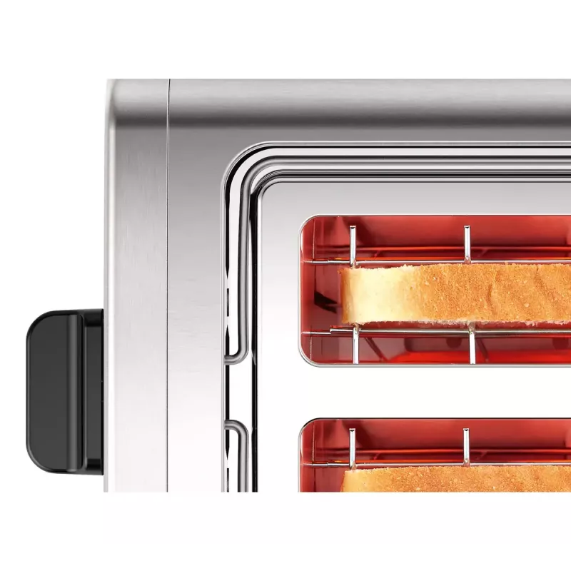 Bosch TAT5P420 toaster 2 slice(s) 970 W Black, Stainless steel