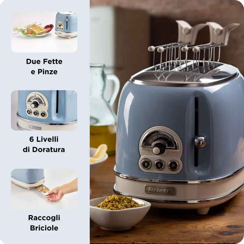 Electric Slicer Ariete 0155/05 2 Slice 810W Blue