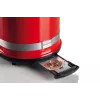 Ariete 149 Toaster with Tongs for 2 slices of bread - Automatic Ejection - Defrost - 6 Degrees of Browning - 800 Watt - Modern Line - Red