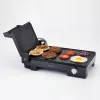 Ariete 1916 Multi Grill 3 in 1 - Electric Grill, Barbecue, Smooth and ribbed plate - 180 ° opening - Adjustable thermostat - 2400 Watt - Black