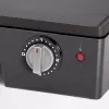 Ariete 1916 Multi Grill 3 in 1 - Electric Grill, Barbecue, Smooth and ribbed plate - 180 ° opening - Adjustable thermostat - 2400 Watt - Black