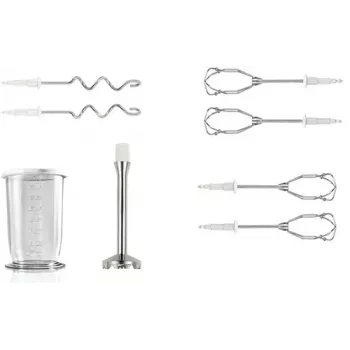 Bosch MFQ4075DE mixer Hand mixer 550 W Silver, White