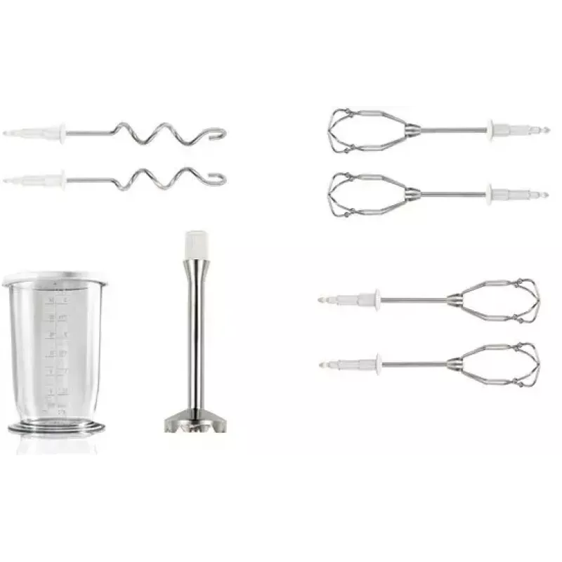 Bosch MFQ4075DE mixer Hand mixer 550 W Silver, White