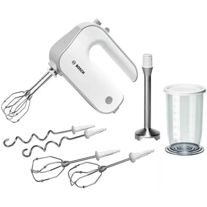Bosch MFQ4075DE mixer Hand mixer 550 W Silver, White