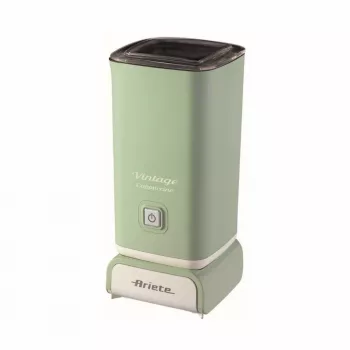Ariete 2878 Vintage Milk Frother- Hot and cold milk frother - Cappuccino, chocolate, freeze-dried infusions - 500 Watt - Green