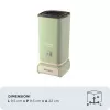 Ariete 2878 Vintage Milk Frother- Hot and cold milk frother - Cappuccino, chocolate, freeze-dried infusions - 500 Watt - Green