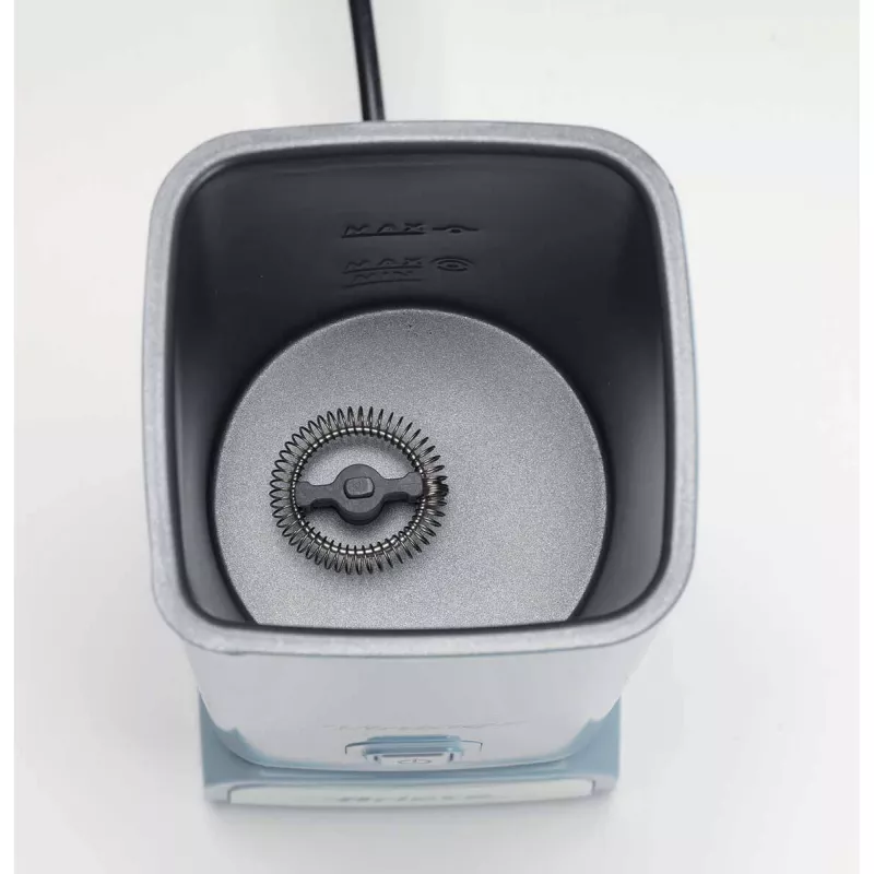 Ariete 2878 Vintage Milk Frother for Cappuccino, Tea, Hot and Cold Chocolate, Instant Drinks, 500 Watts, Pastel Light Blue Colour
