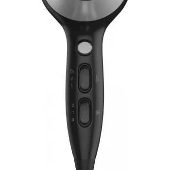 Grundig HD 6080 B hair dryer 2200 W Black, Silver