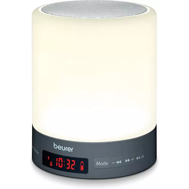 Plug-in night-light Beurer WL 50 — LED, white housing, blue/red/white light, AC and battery powered, 132 mm height