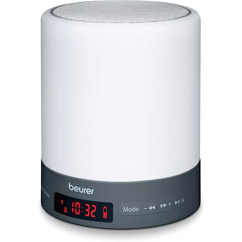 Plug-in night-light Beurer WL 50 — LED, white housing, blue/red/white light, AC and battery powered, 132 mm height