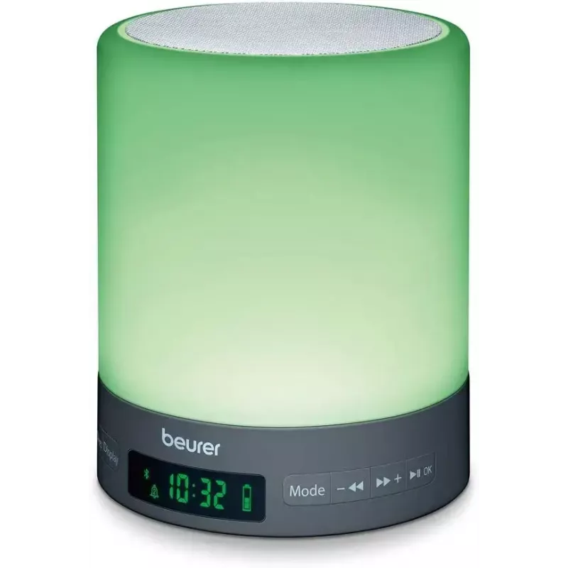 Plug-in night-light Beurer WL 50 — LED, white housing, blue/red/white light, AC and battery powered, 132 mm height