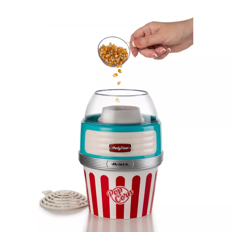 Ariete Popcorn XL Popcorn Machine, 1100 W, Blue