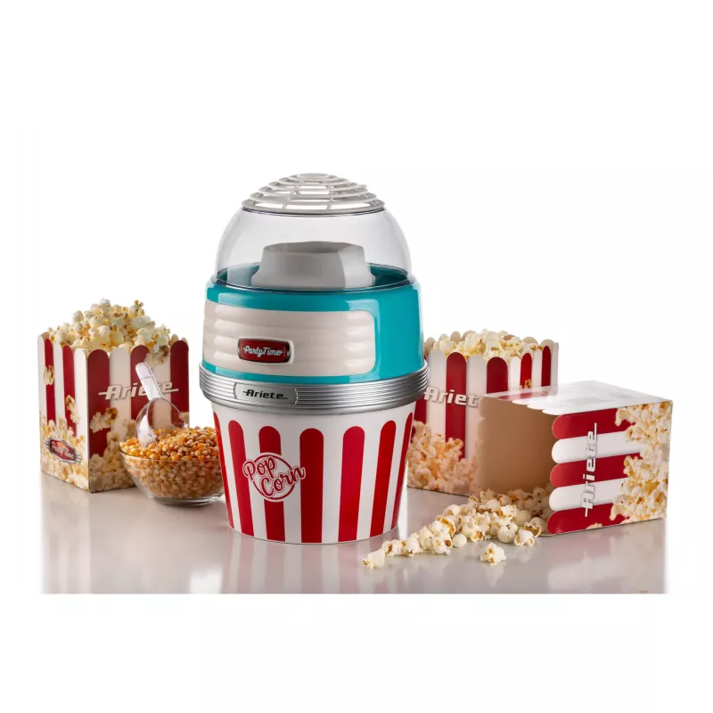 Ariete Popcorn XL Popcorn Machine, 1100 W, Blue
