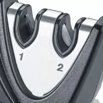 Pull Through Knife Sharpener Graef Piccolo Black Grey