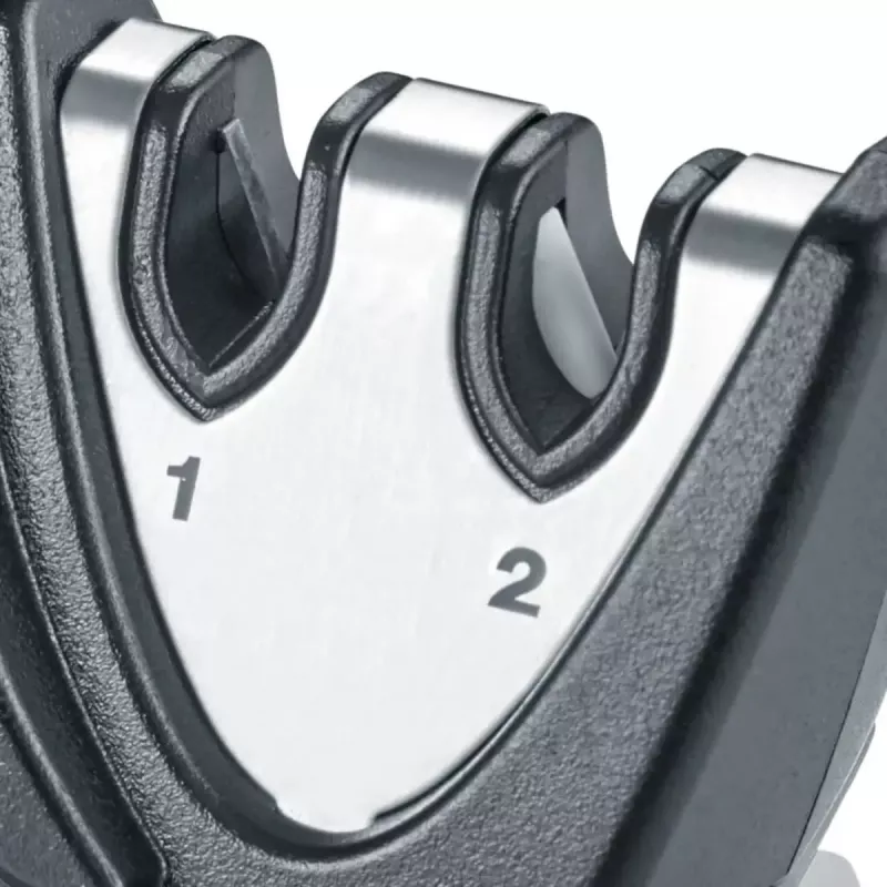 Pull Through Knife Sharpener Graef Piccolo Black Grey