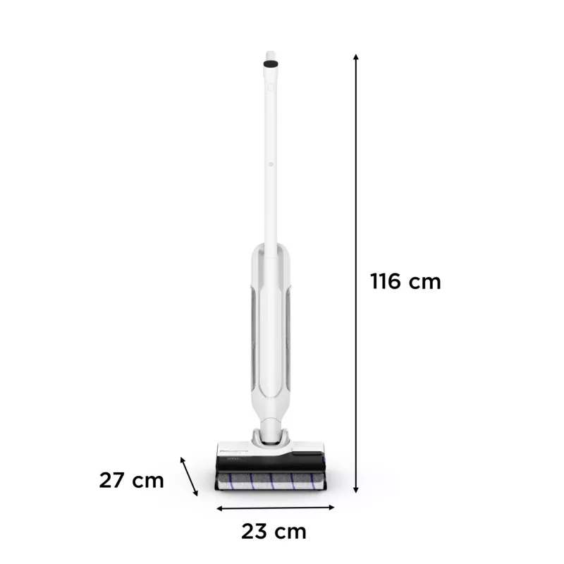 Rowenta X Clean 10 2-in-1 stick vacuum Battery Dry&wet Bagless 200 W Silver, White