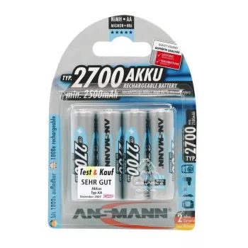 Battery AA HR6 Ansmann Blister 4 X Accu 2700mAh