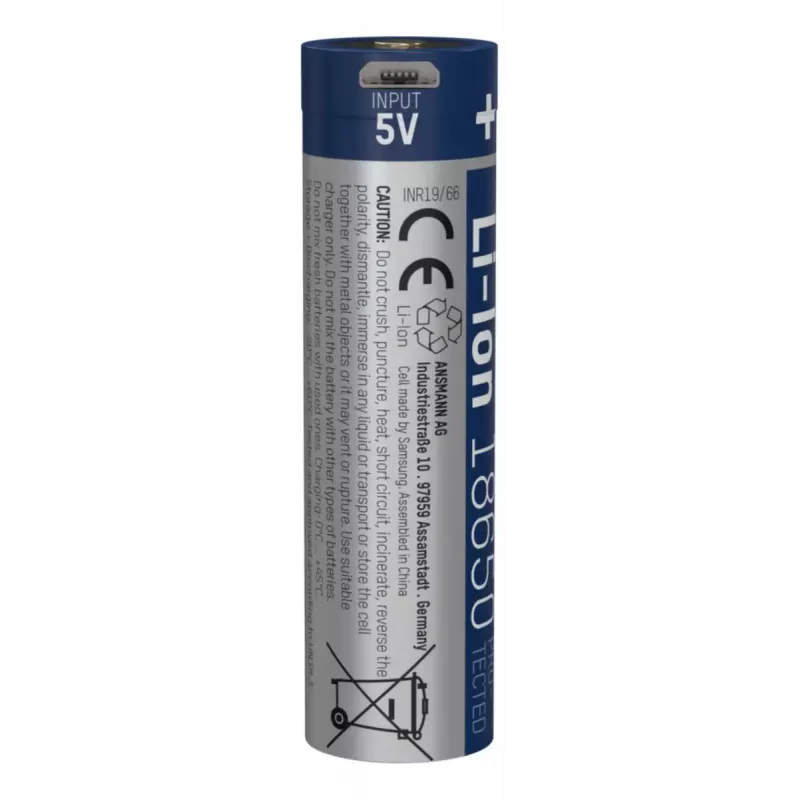 Rechargeable battery Ansmann 1307-0002 Lithium-Ion 18650