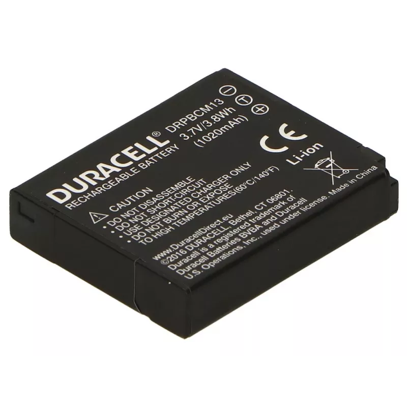 Duracell Camera Battery - replaces Panasonic DMW-BCM13 Battery