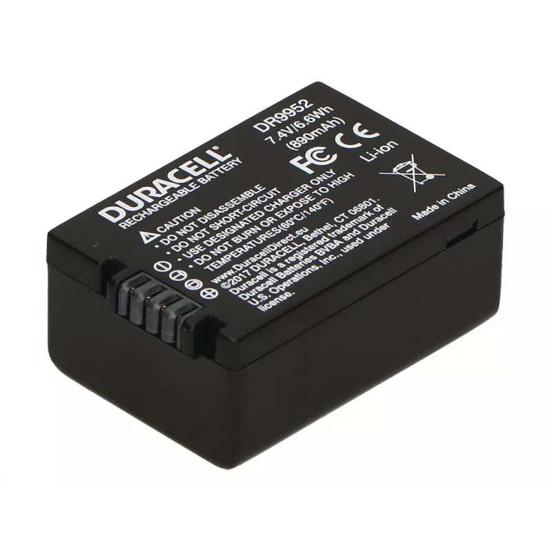 Duracell Camera Battery - replaces Panasonic DMW-BMB9E Battery