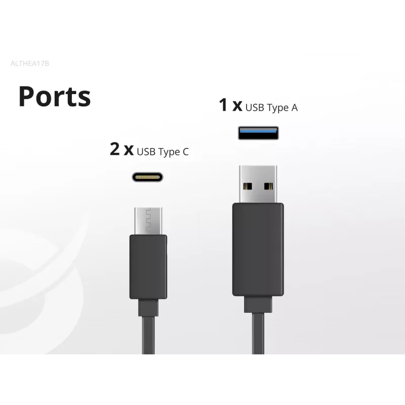 Conceptronic 3-Port 67W GaN USB PD Charger with USB-C Charging Cable, USB-C x 2, USB-A x 1, QC 3.0, PPS