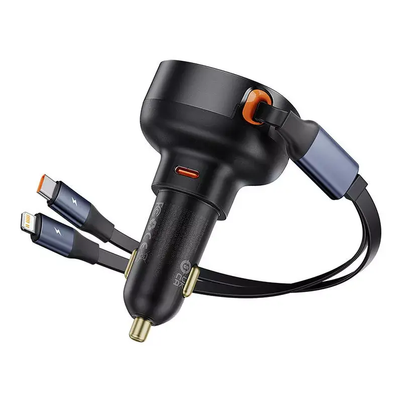 Baseus Enjoyment Pro 60W Car Charger USB Cable