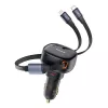 Baseus Enjoyment Pro 60W Car Charger USB Cable