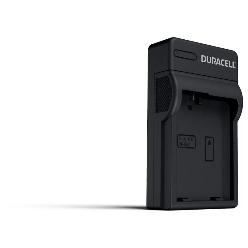 Duracell Digital Camera Battery Charger, USB, Indoor battery charger, Nikon EN-EL14, Black, 5 V, 5 V
